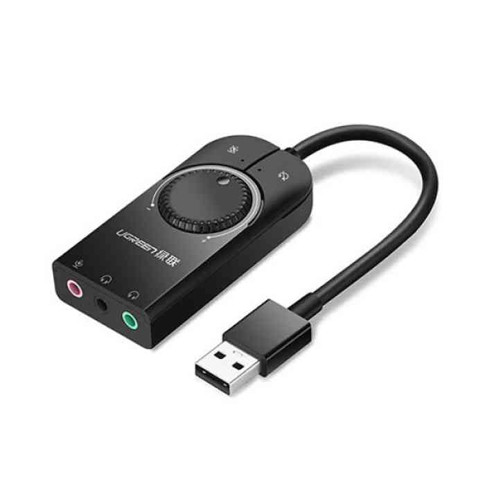Ugreen 40964 USB External Stereo Sound Card USB 2.0